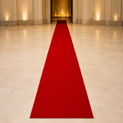 25-Foot Red Carpet Runner Rental