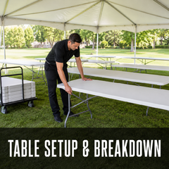Table Setup/Breakdown Fee