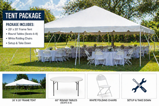 40 Guest Tent Package