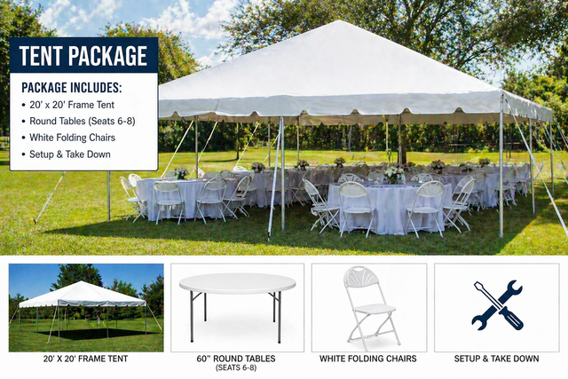 40 Guest Tent Package