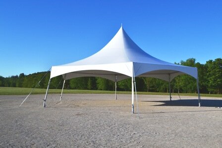 30 Ft Hexagon Hi-peak tent 