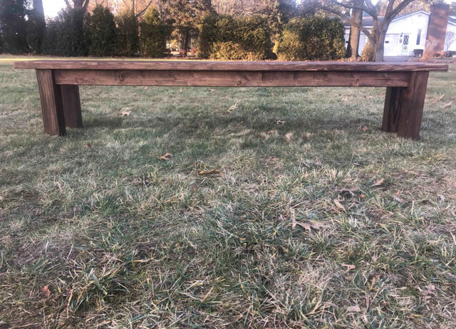 8’ Wooden Bench