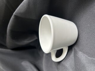 Solid White Coffee Cup