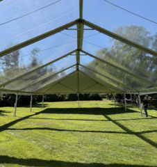 40'x60' Clear Keder Frame Tent