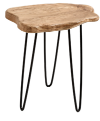 Wood End Table