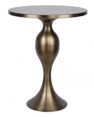 Iron Top End Table