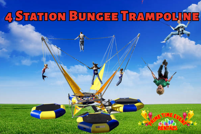 4 Station Bungee Trampoline