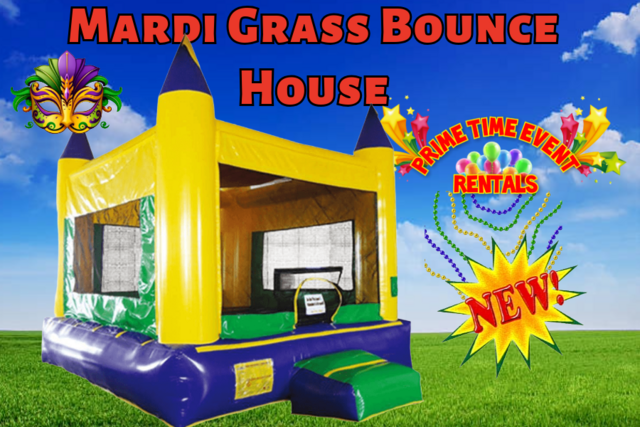 Mardi Grass Bounce House