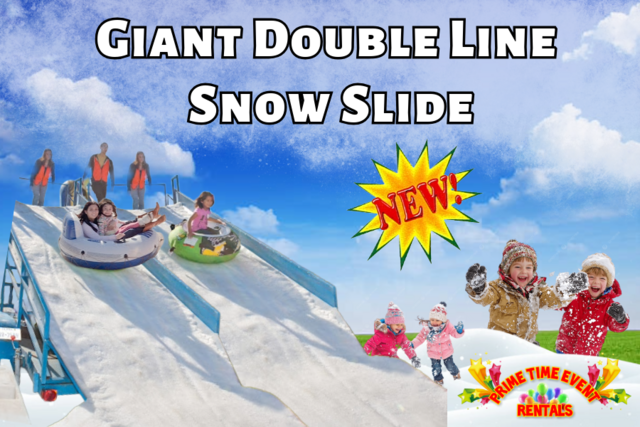 Giant Double Line Snow Slide