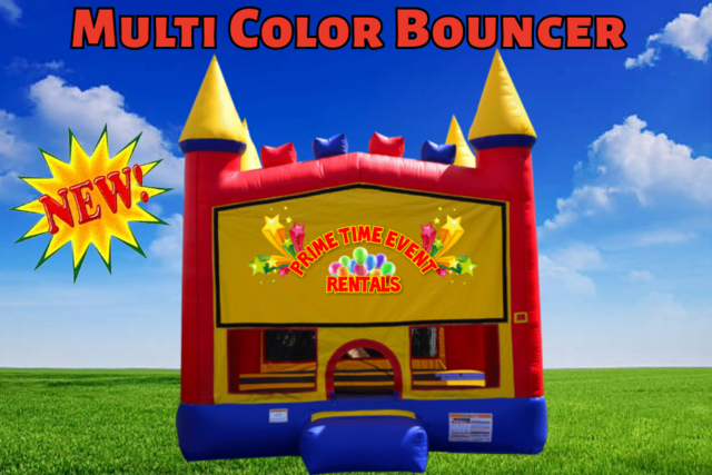 Multi Color Bounce House
