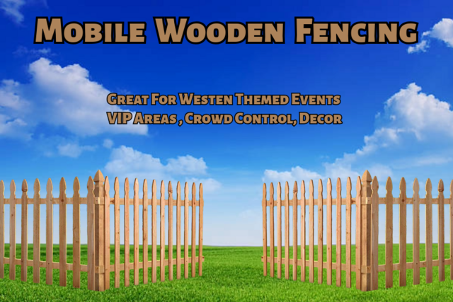 Mobile Wooden Fencing