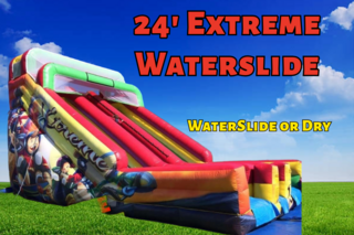 24' Extreme Double Lane Slide