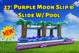27' Purple Moon Slip & Slide