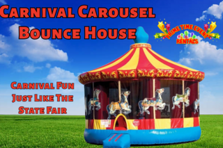 Carnival Carousel Bounce House