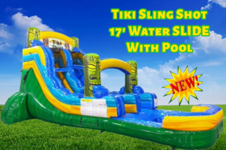 17' Tiki Sling Shot Water Slide
