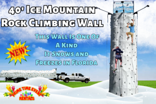 40' Ice Mountain Climbing Wall