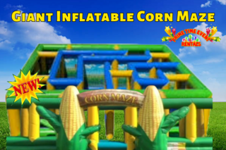 Giant Inflatable Corn Maze