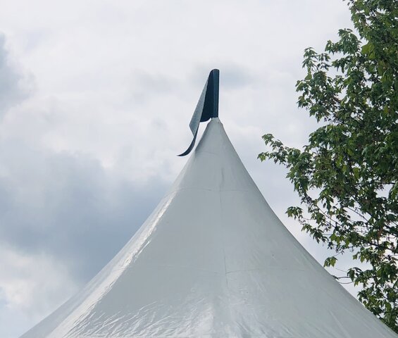 Red Tent Flag