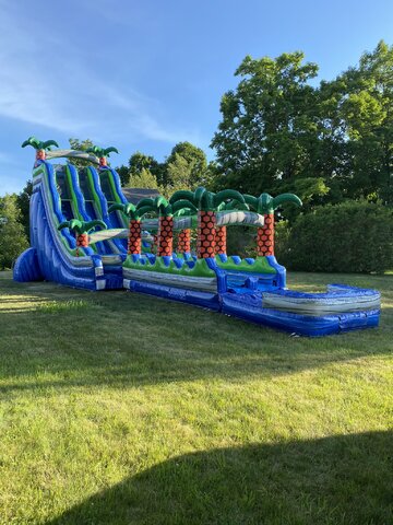 Used Tropic Thunder dual lane slide for sale