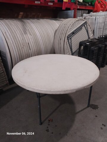 60” round table for sale 