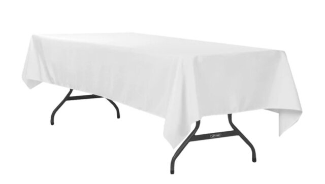 Rectangular Polyester Tablecloth - 60