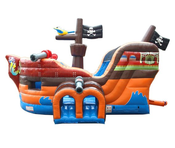 Pirate Bounce House / Slide Combo