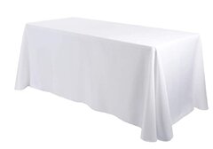 Rectangular Polyester Tablecloth - 90"x132"