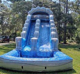 18ft Boulder Mountain Single Lane Water Slide