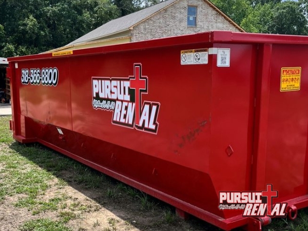 Pursuit Rental offers hassle-free dumpster rental services for all your waste management needs in Bastrop, Louisiana.