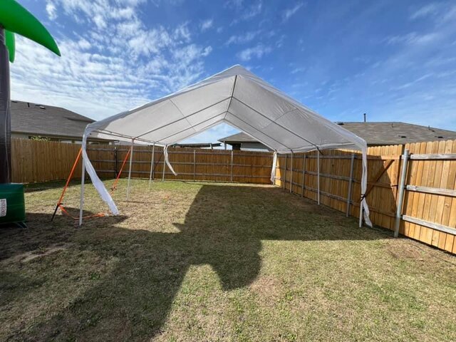 20x20 tent package