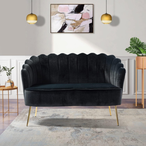 Black Loveseat