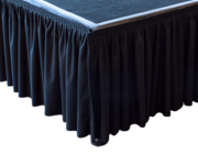 Black 8ft. Stage Skirting