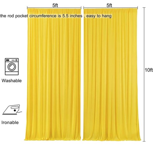 White Poly Knit Pipe and Drape Section