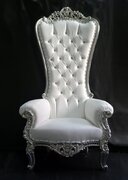 Throne chair Silver