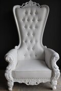 Throne chair white