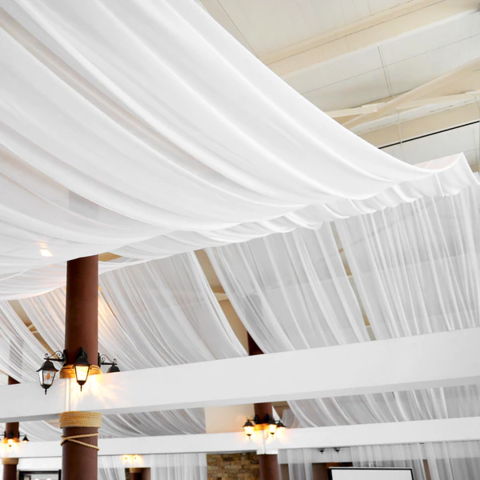 Ceiling Drapes Any Color 