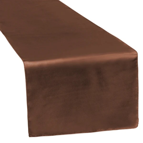 Brown Satin Runners