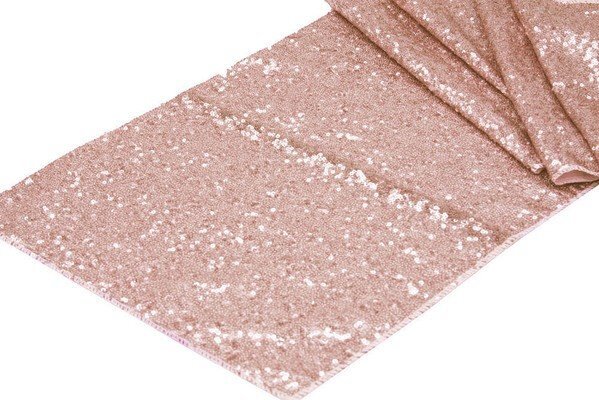 Rose Gold Sequin Table Runner