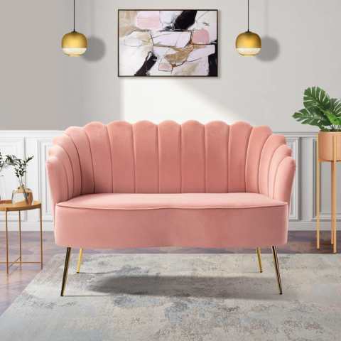 Pink Loveseat