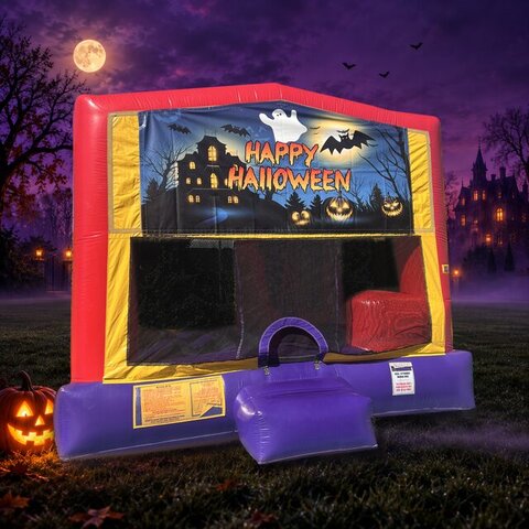 Happy Halloween bounce house, see all Halloween rentals
