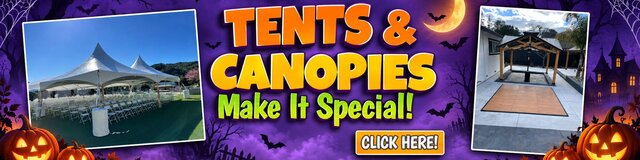 Halloween Tent and Canopy Rentals