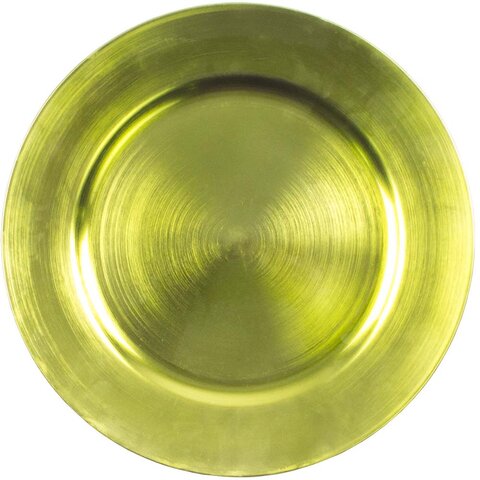 Lime Green Charger Plate - 12