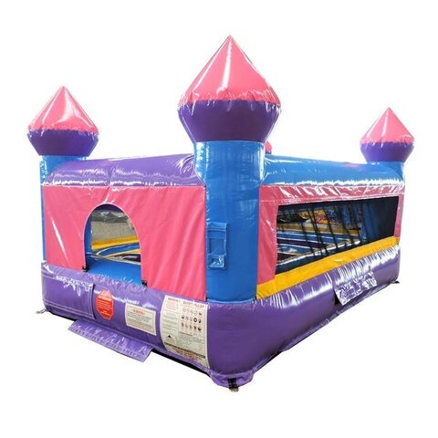Pink Castle Indoor Bounce House 