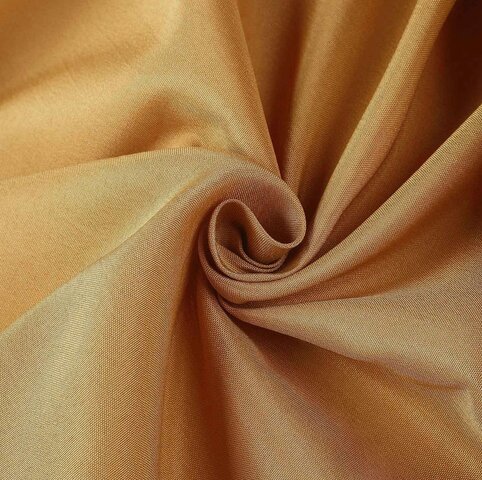 Gold Round Satin TableCloth - 120