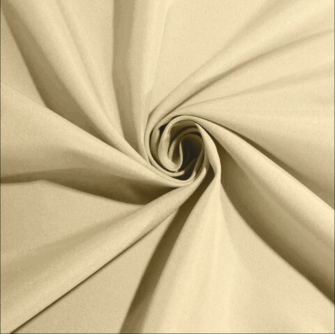 Champagne Round Satin TableCloth - 120