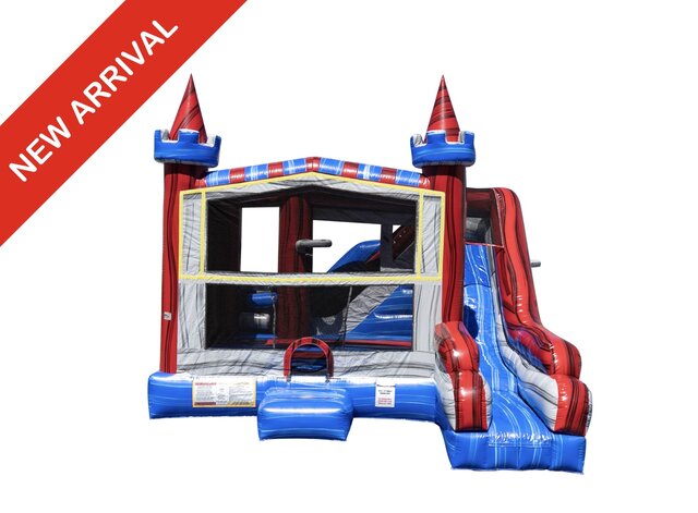 C7 Castle Tower Module Combo - (Red/Blue)
