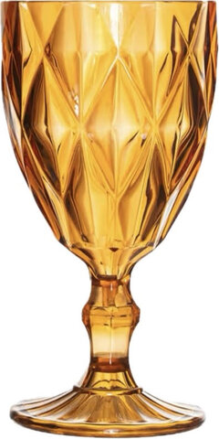 Amber Vintage Wine Goblet - 12oz (25)