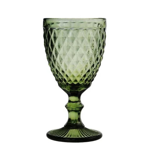 Green Vintage Wine Goblet - 12oz (25)
