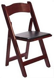 Resin Chair- Mahogany