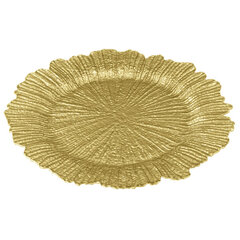 Reef Gold Charger Plate